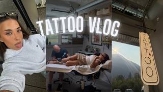 TATTOO VLOG - I got another MASSIVE tattoo