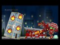 Dino Robot Transformer Triceratops Fire Truck