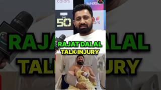 Rajat dalal Talk injury 🤕 😱 #rajatdalal #the50 #the50show #biggboss @tellymasala