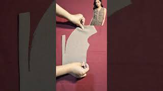 simple elegant blouse design pattern #sewing #tutorial #fashion #fyp #shorts