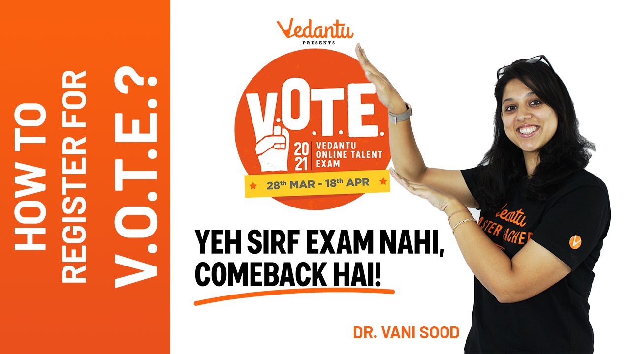 How to register for V.O.T.E.? 