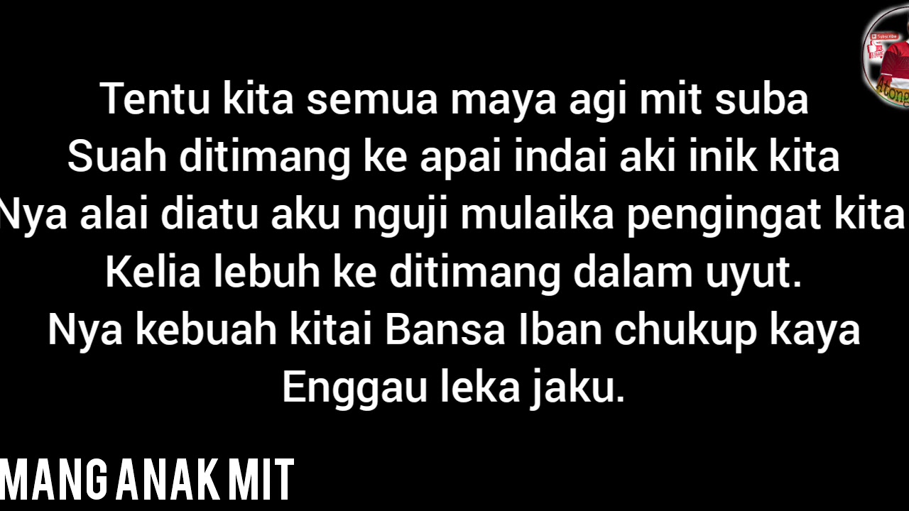 Timang Anak Mit | Main asal Iban