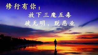 【修行有你: 放下三魔五毒 破无明,脱恶业】