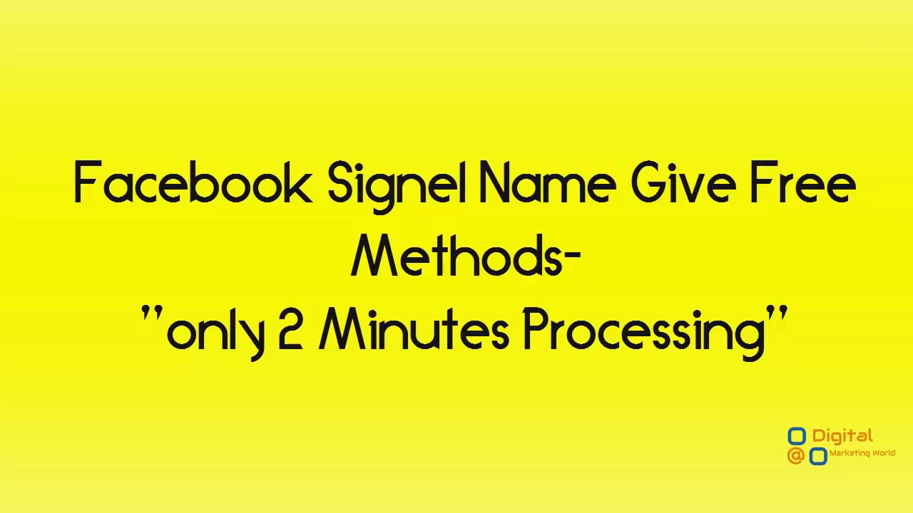 How To Make Facebook Single Name only 2 Minutes YouTube