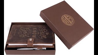 Genuine Leather Journal Lined Notebook DO NOT BUY UNTIL YOU HAVE SEEN THIS REVIEW!