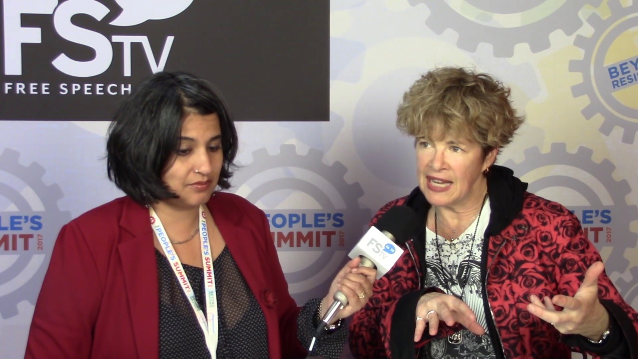 free speech on college campuses The People's Summit: Sonali Kolhatkar Interview with Laura Flanders