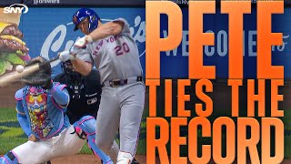 Pete Alonso ties Darryl Strawberry for Mets franchise home run record