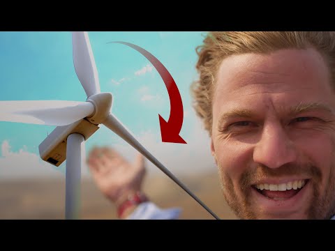 35,000 Volt Wind Energy (Up Close Turbine Tour)