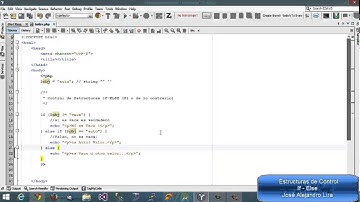 PHP Basico Estructuras de Control IF-ELSE