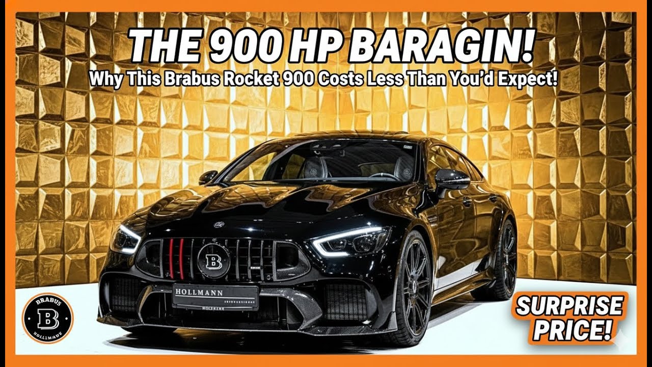 Выгодное предложение на 900 л.с.? Почему Brabus Rocket 900 стоит дешевле, чем вы ожидаете!