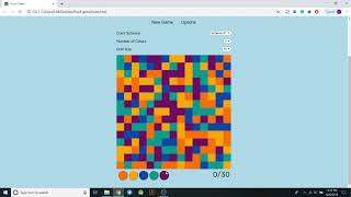 Flood Game In JavaScript With Source Code | Source Code & Projects screenshot 3