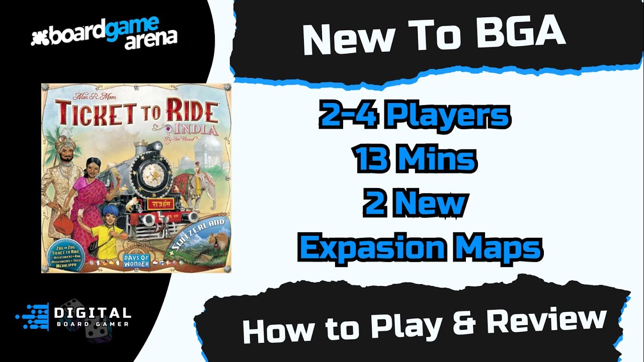 Новинка от BGA: Ticket to Ride — Коллекция карт №2 (Индия и Швейцария) — Стоит ли тратить на это ...
