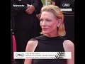 Cate Blanchett, majestueuse sur les marches pour la cérémonie du palmarès !