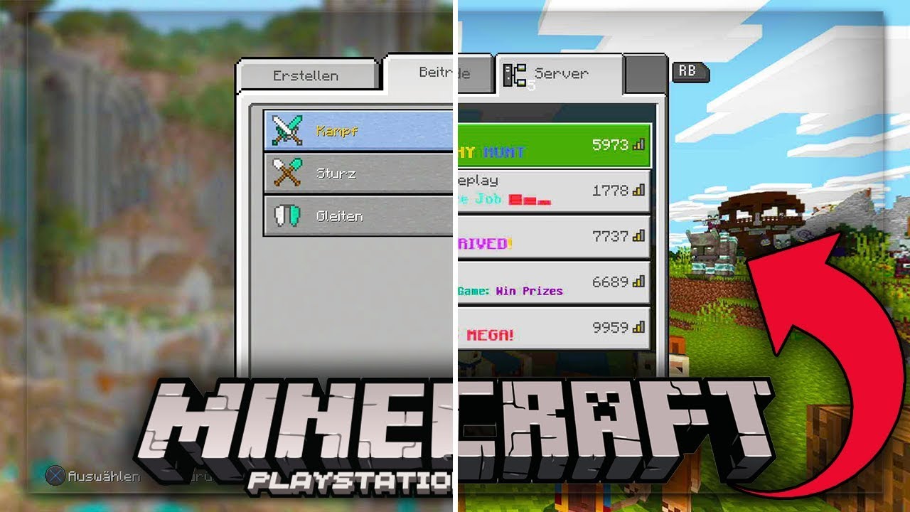 Minecraft PS4 bekommt endlich CROSS PLAY, SERVER & MEHR! - YouTube