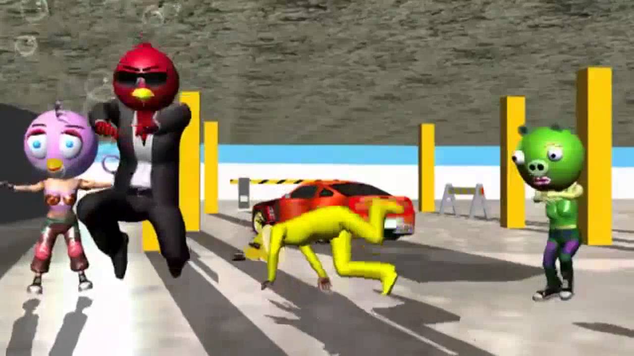 angry birds gangnam style