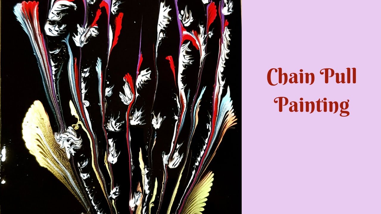 Country Spring Flowers Chain Pull Painting String Pull Stunning