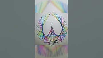string art design#artwork #art #artist #viral #shorts #short video#stringart #geometric #tutorial