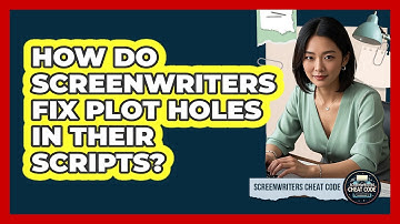 How Do Screenwriters Fix Plot Holes In Their Scripts? - Screenwriter
