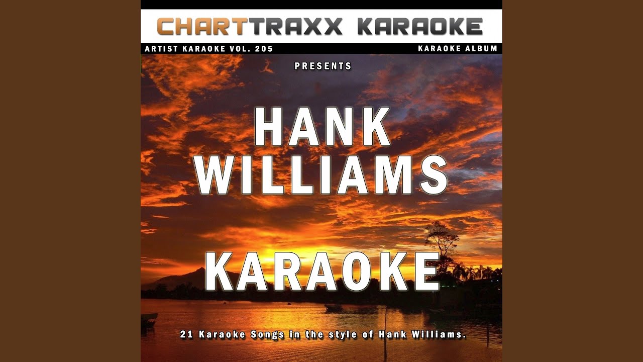 Cool Water (Karaoke Version In the Style of Hank Williams) YouTube