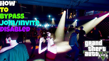 GTA 5: How To Bypass Join/Invite Disabled (Cayo Perico Update On PS5/4)