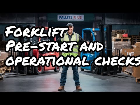 Simple Forklift Pre Start Checks to Improve Your Driving Skills FAST!