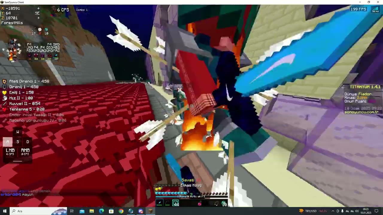 TEKNOLOJİK KAN ÇEKME #2 (BİTENCL+GÖK KESME) -SonOyuncu Titanyum