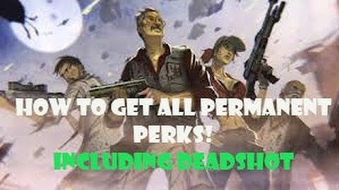 All Permanent Perks In Black Ops 2 Zombies Tutorial-Including Deadshot Daiquiri