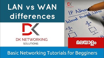 LAN Vs WAN differences | dknetworkingsolutions | networking tutorials for begginers Malayalam