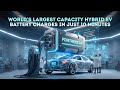 World’s Largest Capacity Hybrid EV Battery Charges 80% in 10 Minutes #technology #tech #viralvideo
