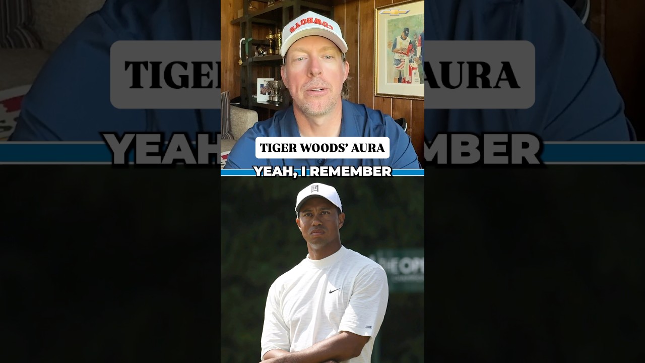 Tiger Woods aura is UNMATCHED in golf. @Chevrolet #Ad