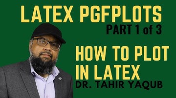 Latex Pgfplots: How to Plot in Latex Part 1 of 3 [Latex Tutorial]
