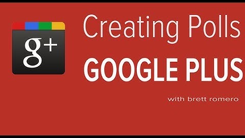 Poll Or Survey In Google Plus: How To Create A Survey