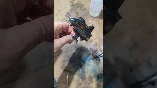 Turbo Dork Rainbow Roll Holographic Paint Test Part 2 - After the Clear Coat!!!