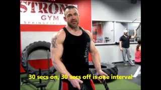 HIIT Cardio w/ Sled/Prowler and Battle Ropes