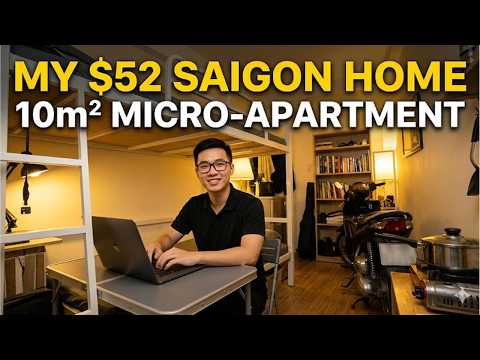 My $52 Saigon 🇻🇳 Room Tour | Realistic Student Life in Vietnam