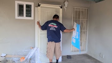 How to install a security screen door DIY