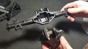 Traxxas unlimited desert racer how to teardown the rear axle