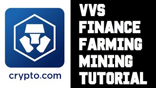 VVS Finance Tutorial - Comprehensive Guide Farming LP Mining Crypto.com Defi Wallet with VVS Finance screenshot 3