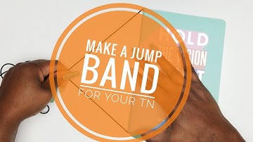 How To Make A Jump Band For Your Travelers Notebook