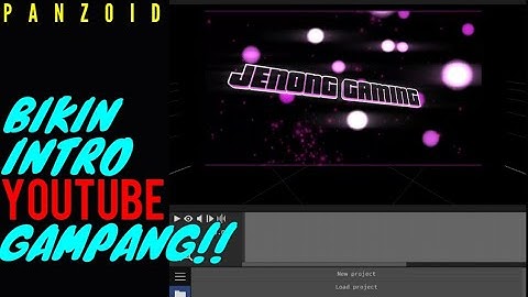 Cara Membuat INTRO YouTube Di Panzoid | Gampang Banget ‼️