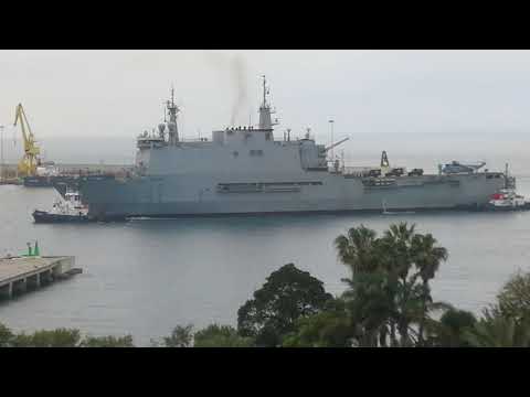 Entrada al Puerto de Ceuta del Buque 'Galicia'