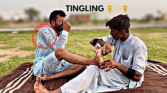 ASMR FEET & LEG CARE MASSAGE MEN FOR TINGLING & RELAX | FOOT REFLEXOLOGY MASSAGE | LEG CARE THERAPY