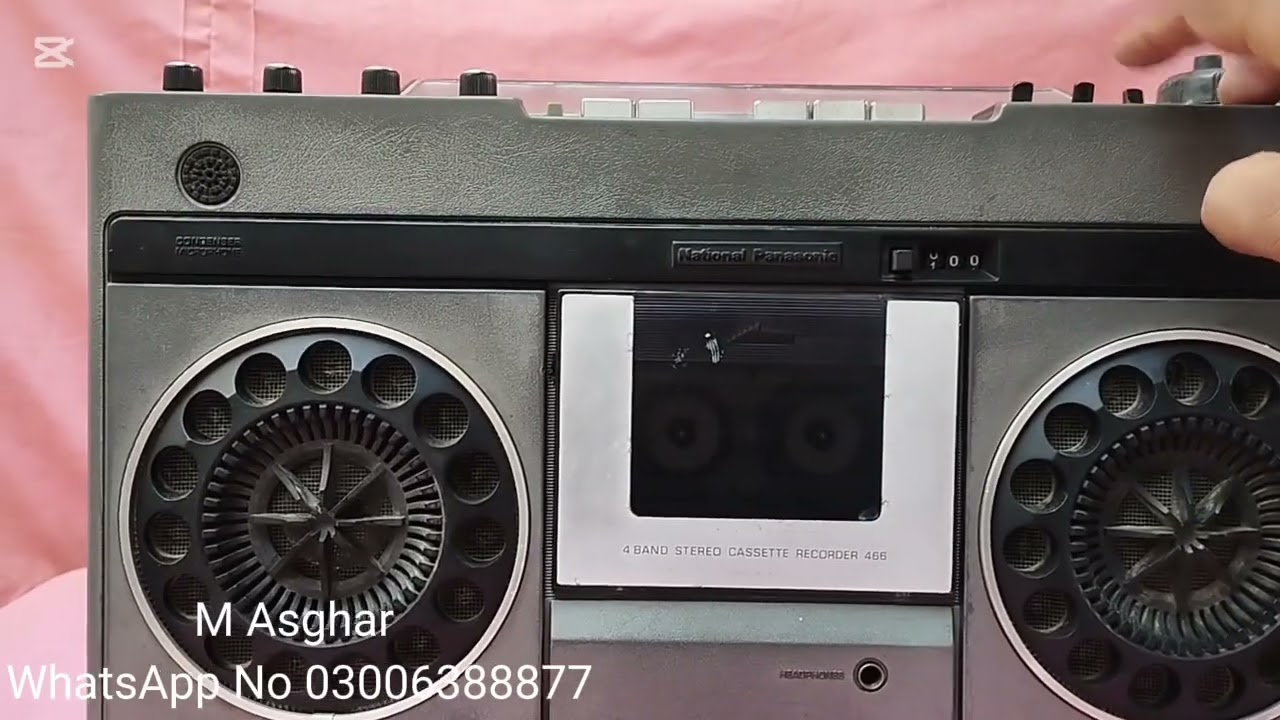 Tape Recorder National Panasonic RS 466 FDS Made in Japan.4.Band