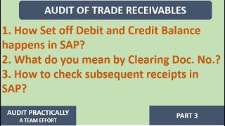 Information Audit of Debtors Part 3| CA Aman Shaw Update