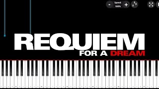 Requiem For A Dream - Clint Mansell - Piano Tutorial - Little Miss Scare-All