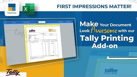 Tally Addon - Print your company header & footer on vouchers #tally #tallyprime #tallytutorial #tdl