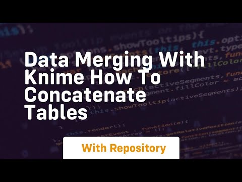 data merging with