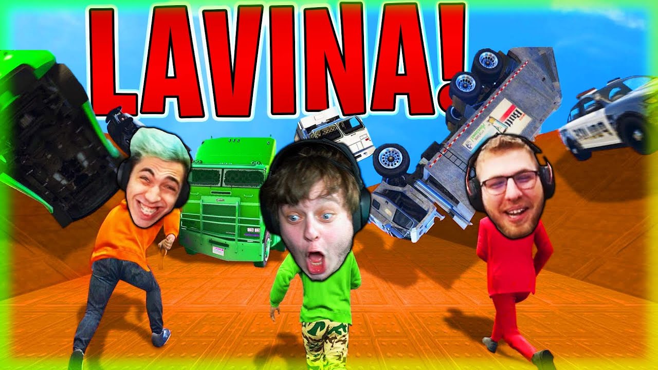 PŘEKONÁME LAVINU Z AUT?!😱| GTA | Morry&