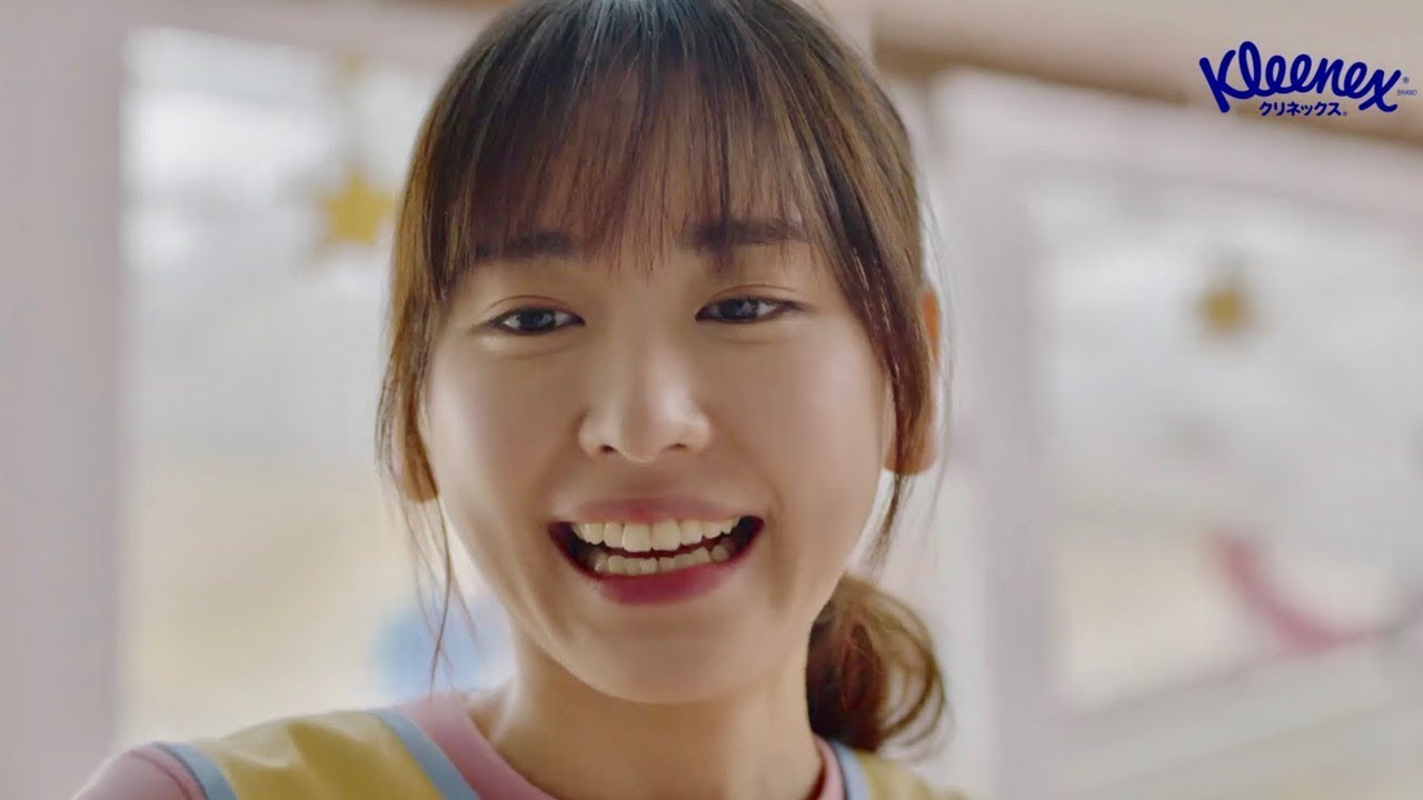 新垣結衣先生と園児たちのコミュニケーションに注目！／クリネックス新