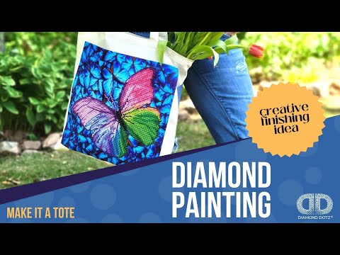 Creative Simple New Diy Diamond Painting Shopping Bag Casual